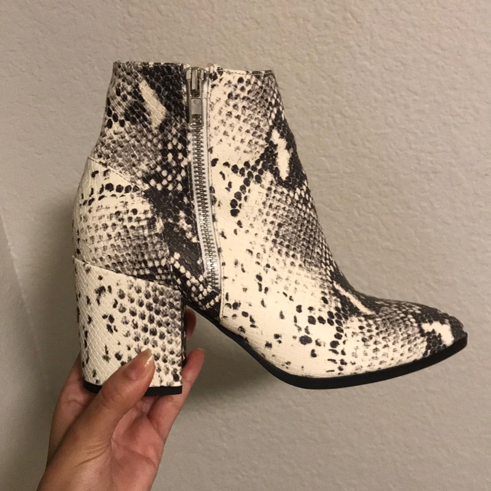 Steve Madden Snakeskin Booties - image 2
